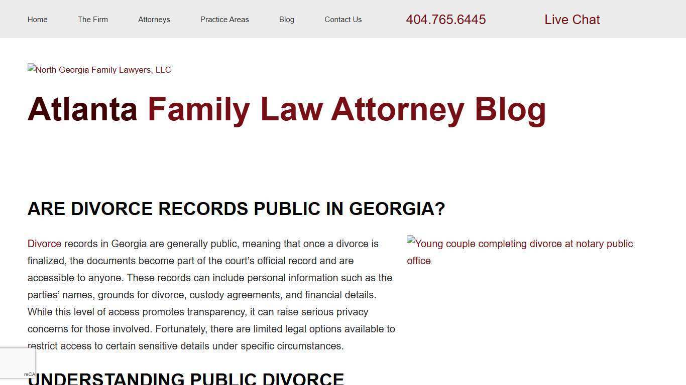 Are Divorce Records Public in Georgia? | North Georgia Family Lawyers, LLC -